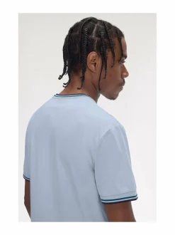 Paidat<Fred Perry Twin Tipped -paita Y58 LGHSMO/PTRBL/NY