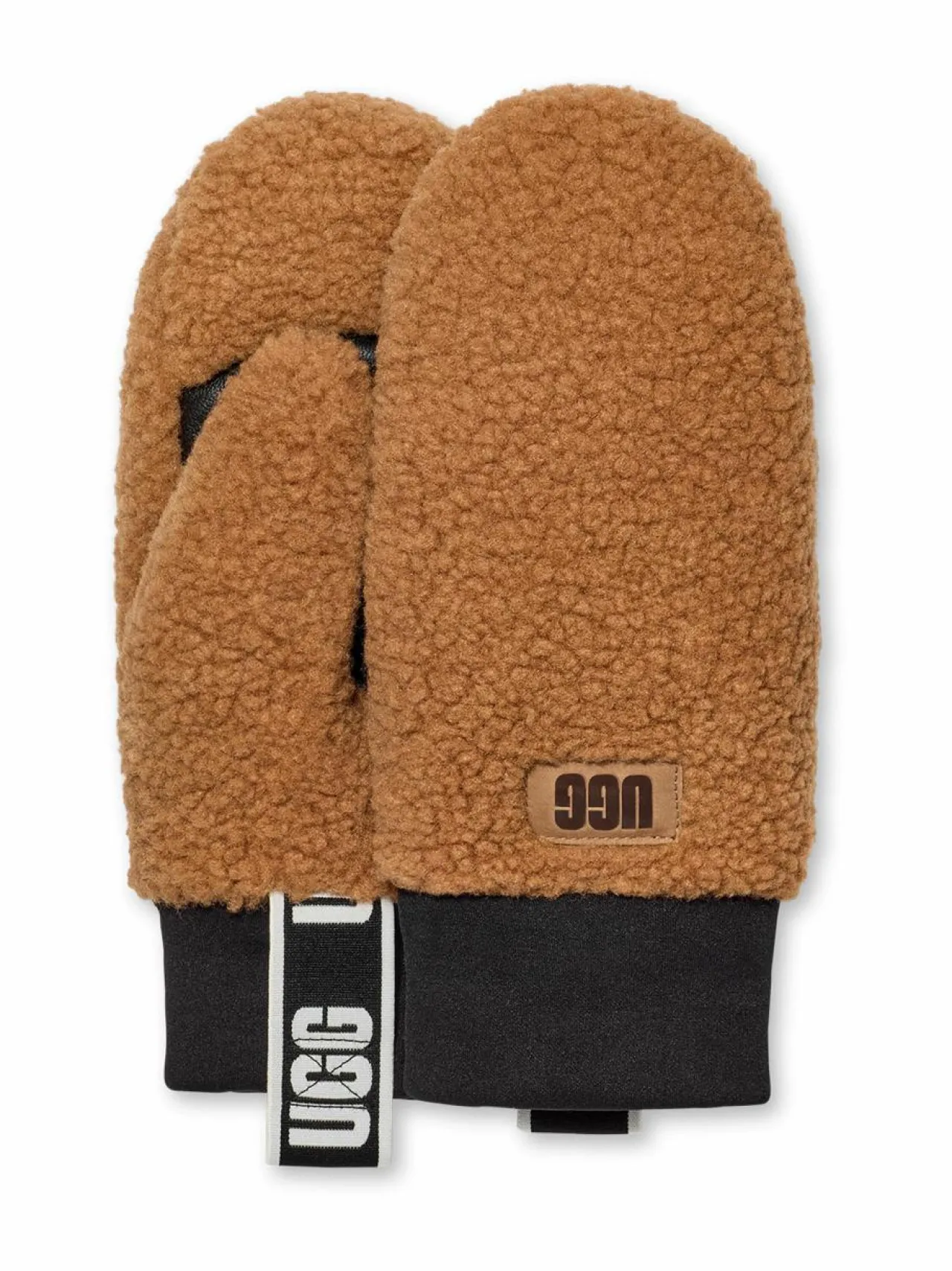 Käsineet<UGG fluff Logo Tape -lapaset CHE CHESTNUT