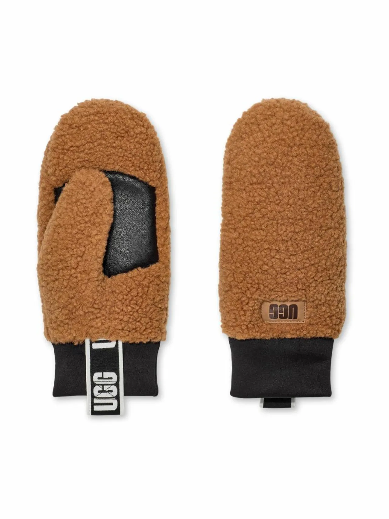 Käsineet<UGG fluff Logo Tape -lapaset CHE CHESTNUT
