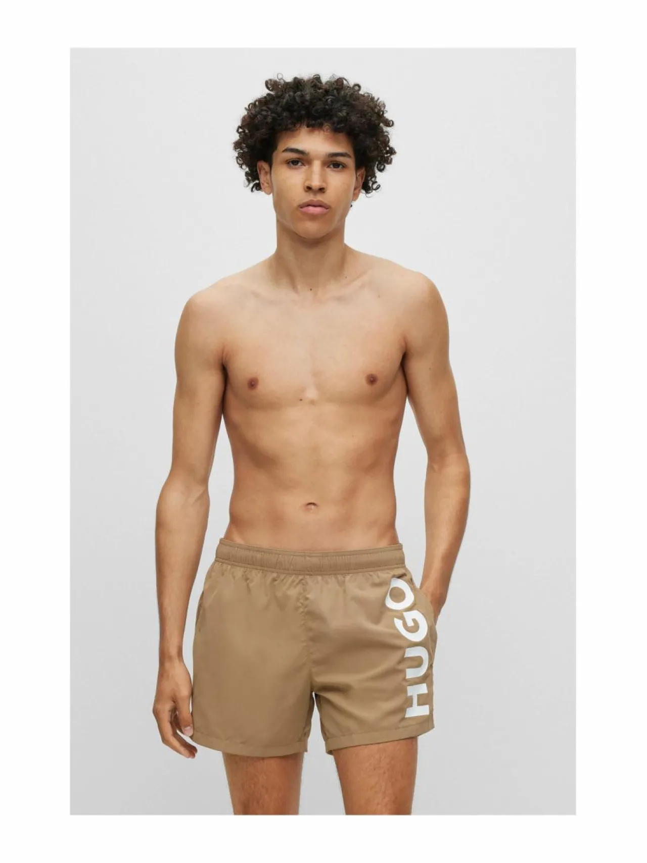 Uimahousut<HUGO Uimashortsit 242 OPEN BROWN