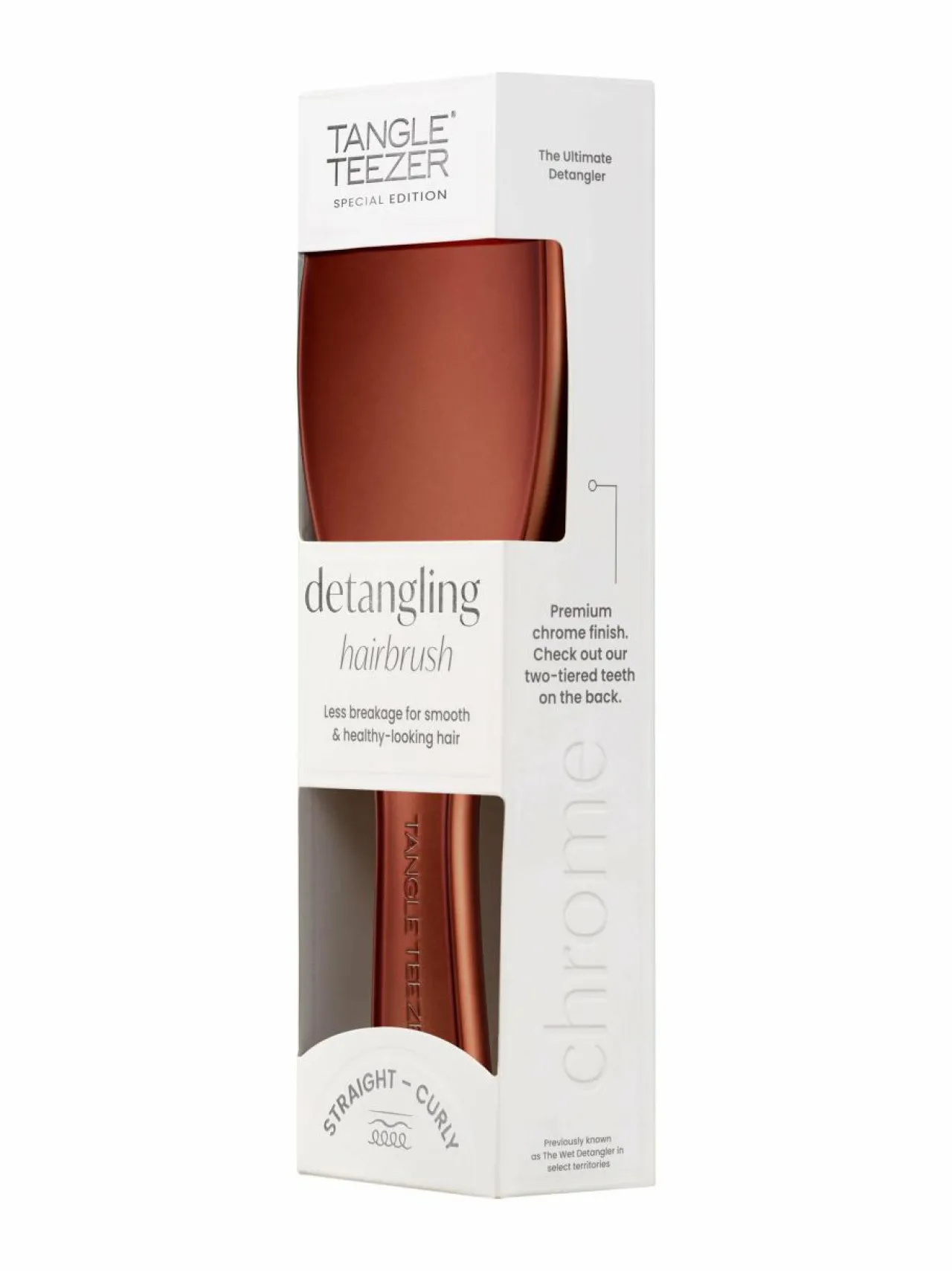 Hiustarvikkeet<Tangle Teezer Ultimate Detangler Chrome Edition -selvitysharja