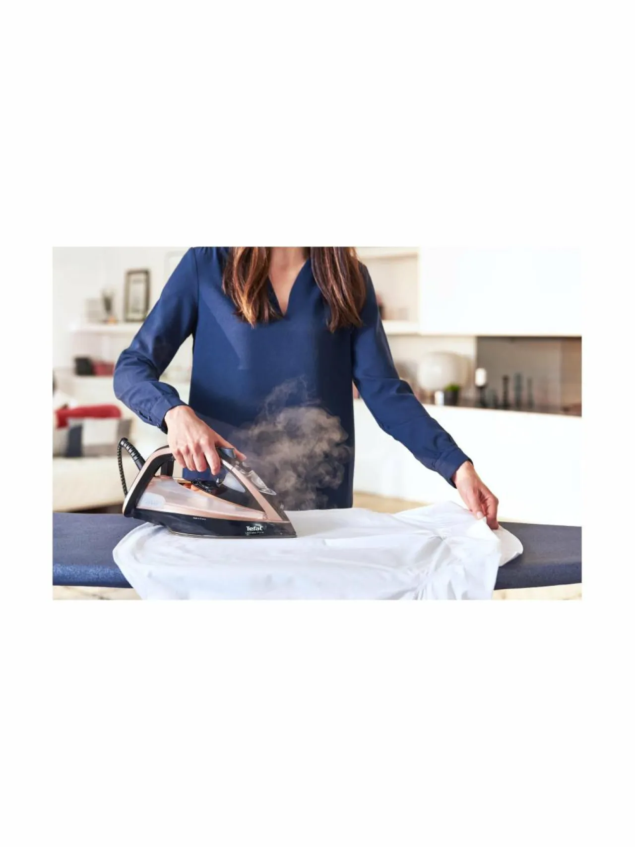 Pyykkihuolto<Tefal Ultimate Pure Rosé Steam Iron -höyrysilistysrauta ROSÉ