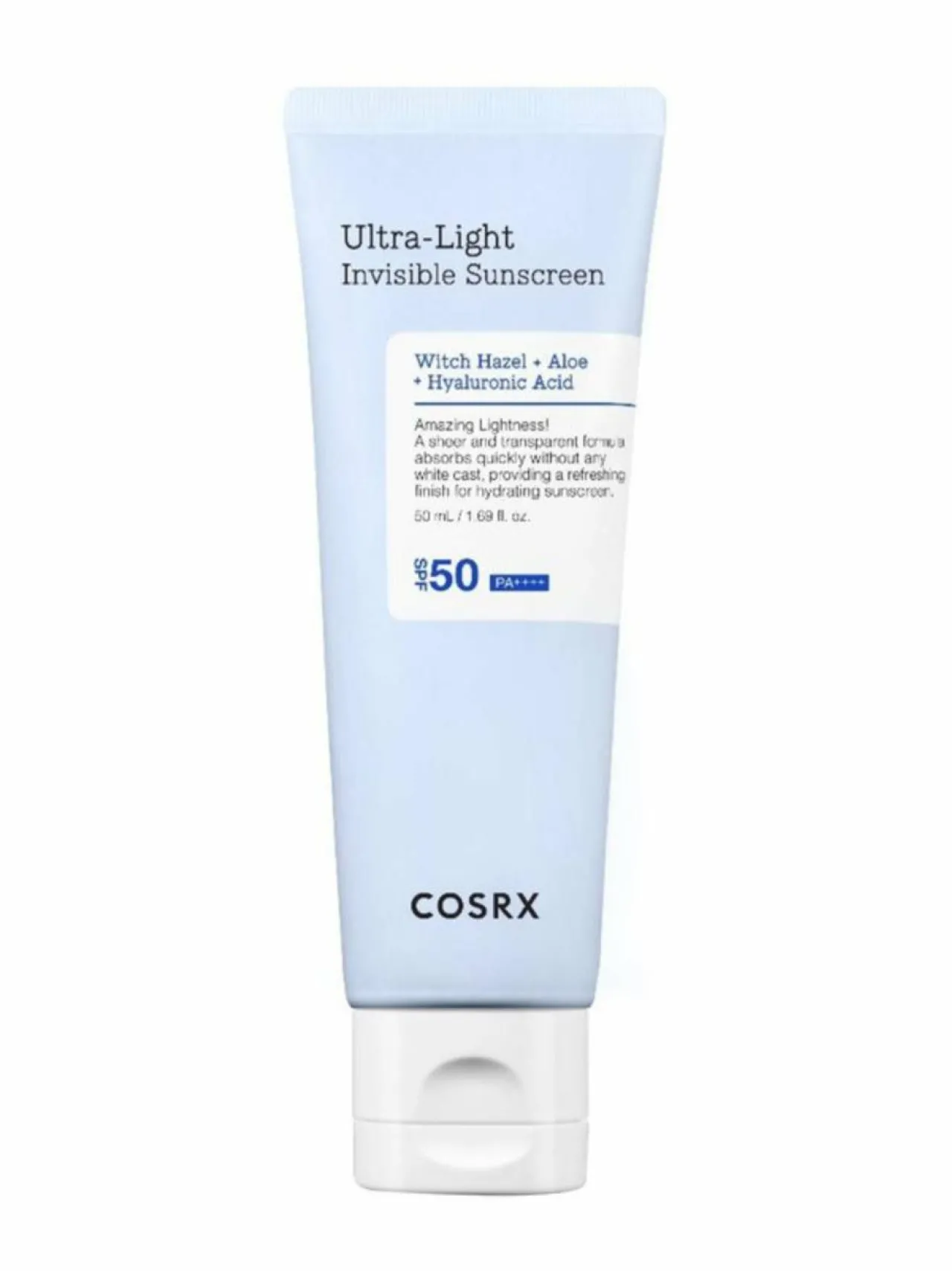 Cosrx Ultra Light Invisible Sunscreen -aurinkovoide, 50ml^ Aurinkotuotteet