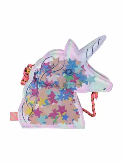 Reput & Laukut<Billieblush unicorn glitter -olkalaukku 111 WHITE