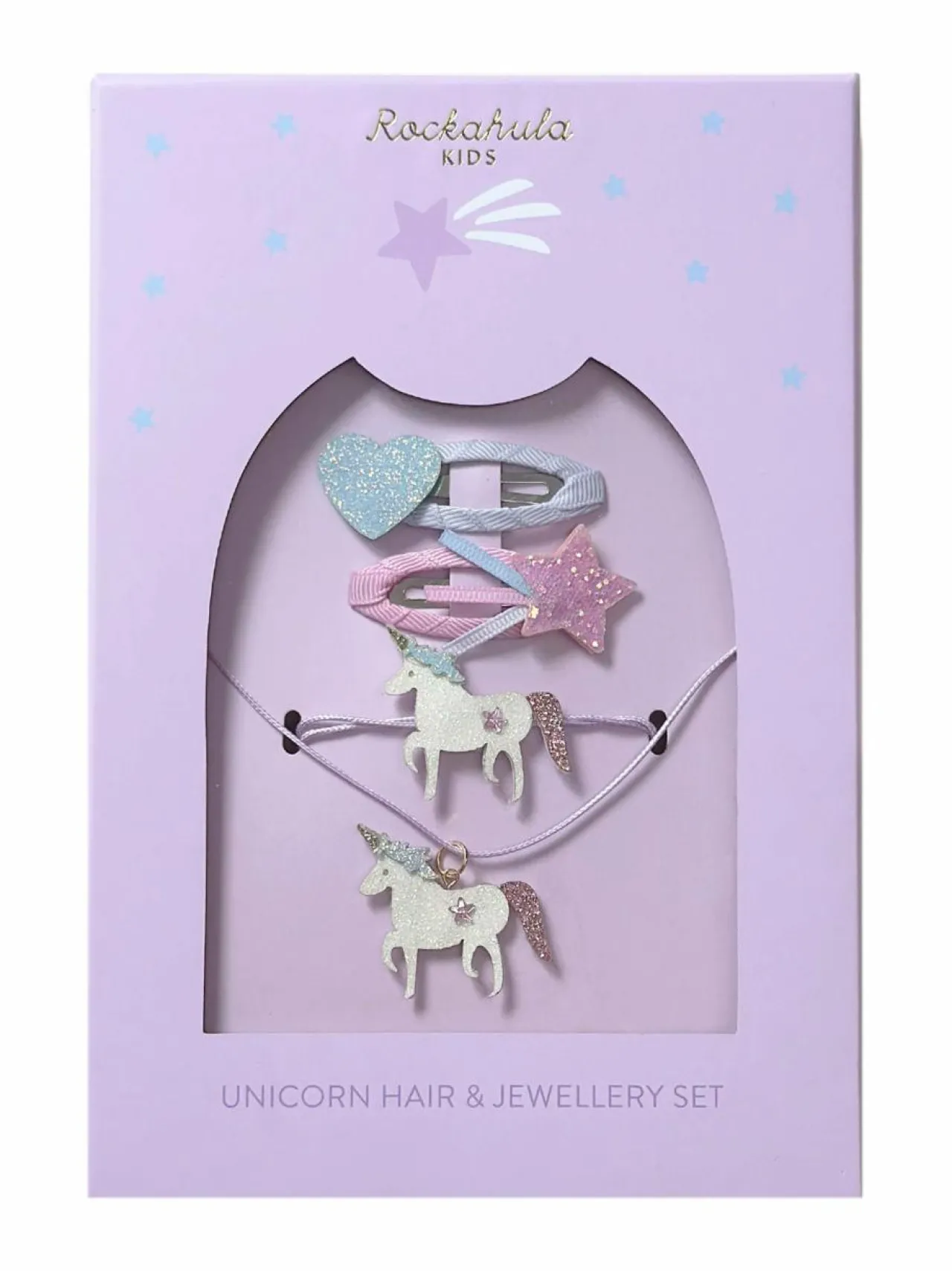 Korut & Hiuskoristeet<Rockahula Unicorn- koru- ja hiussetti WHITE