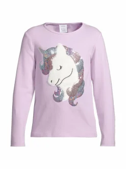 Pitkähihaiset Trikoopaidat<Lindex Unicorn-paita 7426 LIGHT LILAC