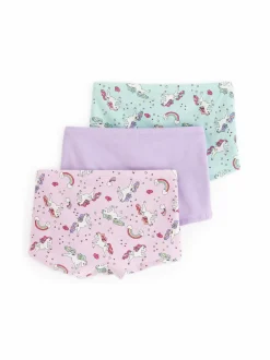 Alusvaatteet<Lindex Unicorns-bokserialushousut 3-pack 7606 LIGHT BLUE