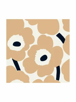 Keittiö- & Kattaustekstiilit<Marimekko Unikko-paperilautasliinat 20 kpl SAND