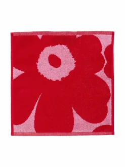 Kylpyhuonetekstiilit<Marimekko Unikko-pyyhe 331 PINK, RED