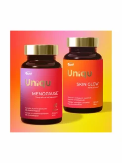 Uniqu Menopause 90kaps. & Skin Glow 90kaps.^ Apteekin Terveystuotteet