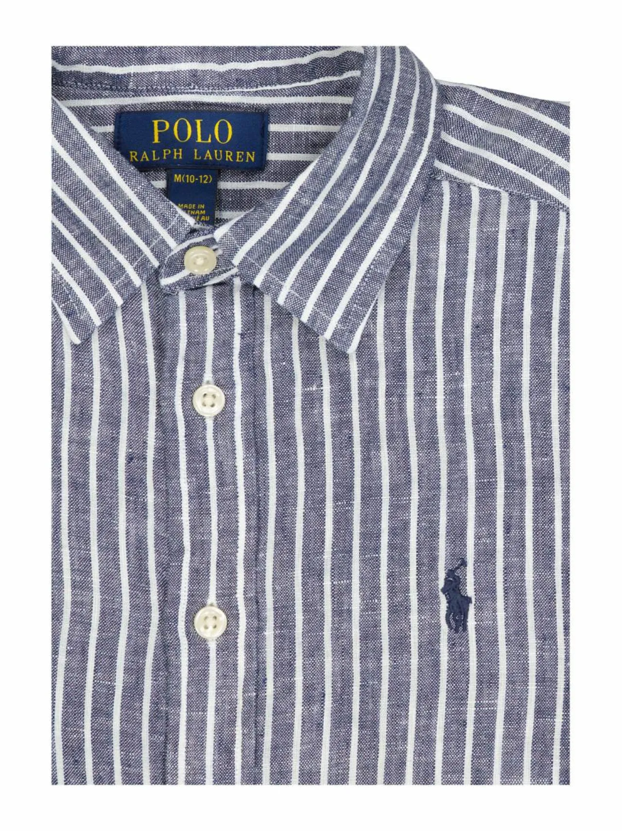 Paidat<Polo Ralph Lauren University Sport -pellavakauluspaita 6635A NEWPORT NAVY WHITE