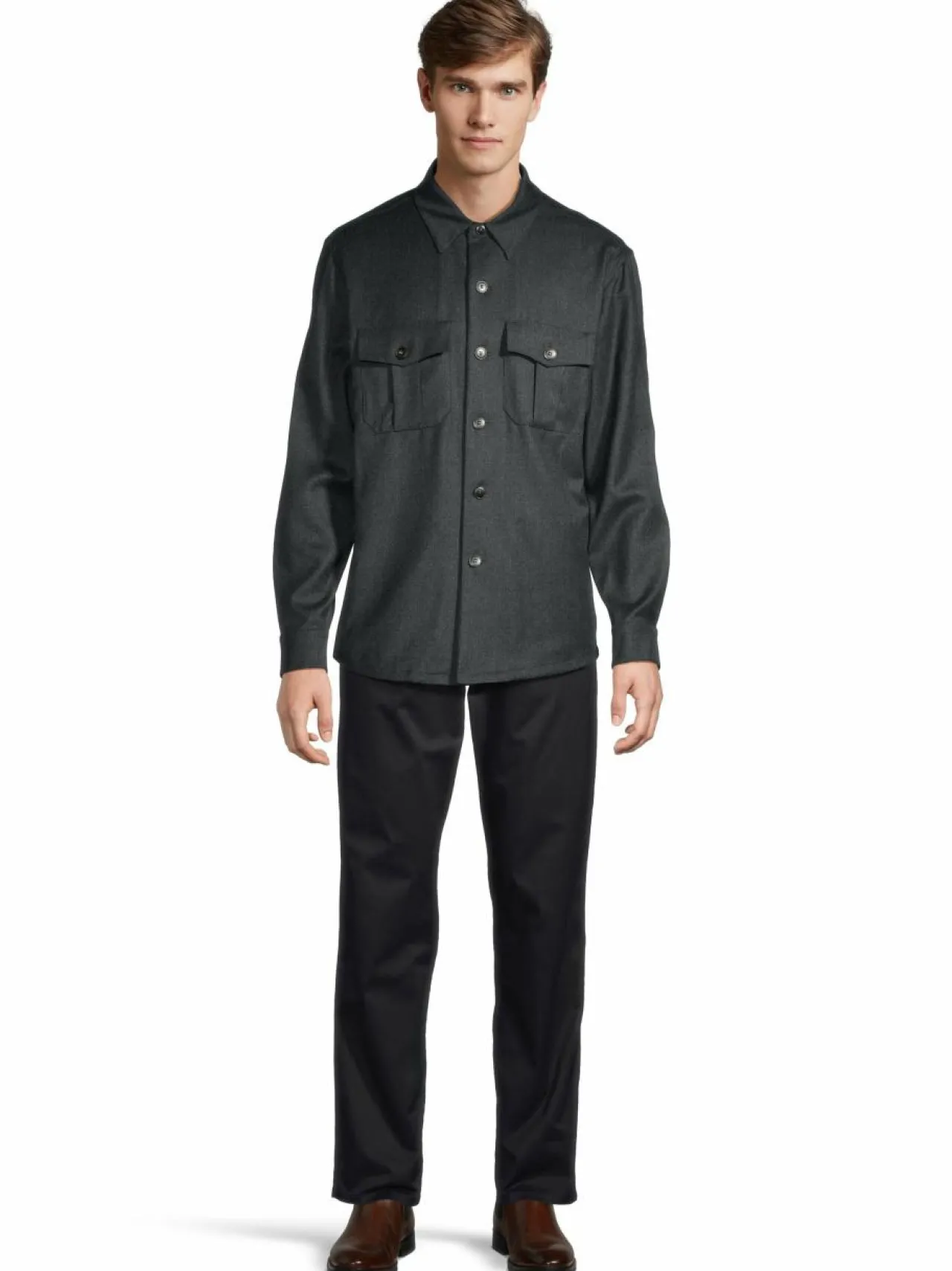 Bleiserit<Canali Unlined-paitatakki 111 GREY-BLUE