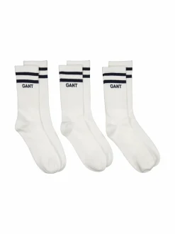 Sukat & Sukkahousut<GANT Urheilusukat 3-pack WHITE