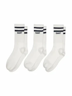 Sukat & Sukkahousut<GANT Urheilusukat 3-pack WHITE