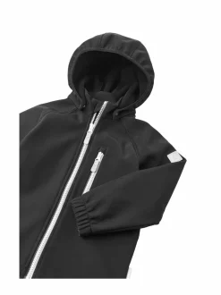 Ulkoiluvaatteet<Reima Vantti Softshell -vedenpitävä takki 9990 BLACK