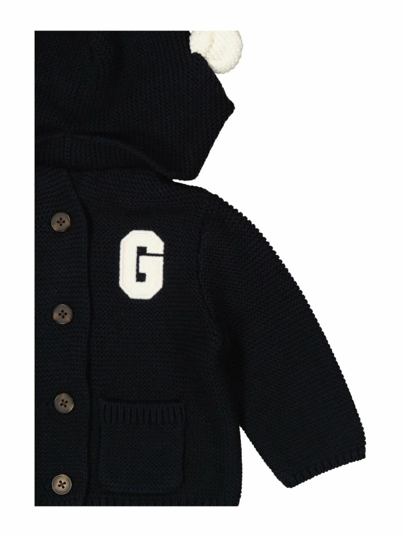Neuleet<GANT Varsity-puuvillaneuletakki 433 EVENING BLUE