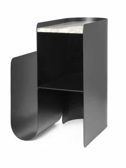 Pöydät<Ferm Living Vault-sivupöytä BLACK