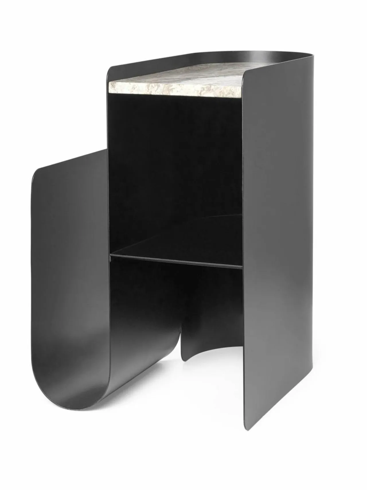 Pöydät<Ferm Living Vault-sivupöytä BLACK