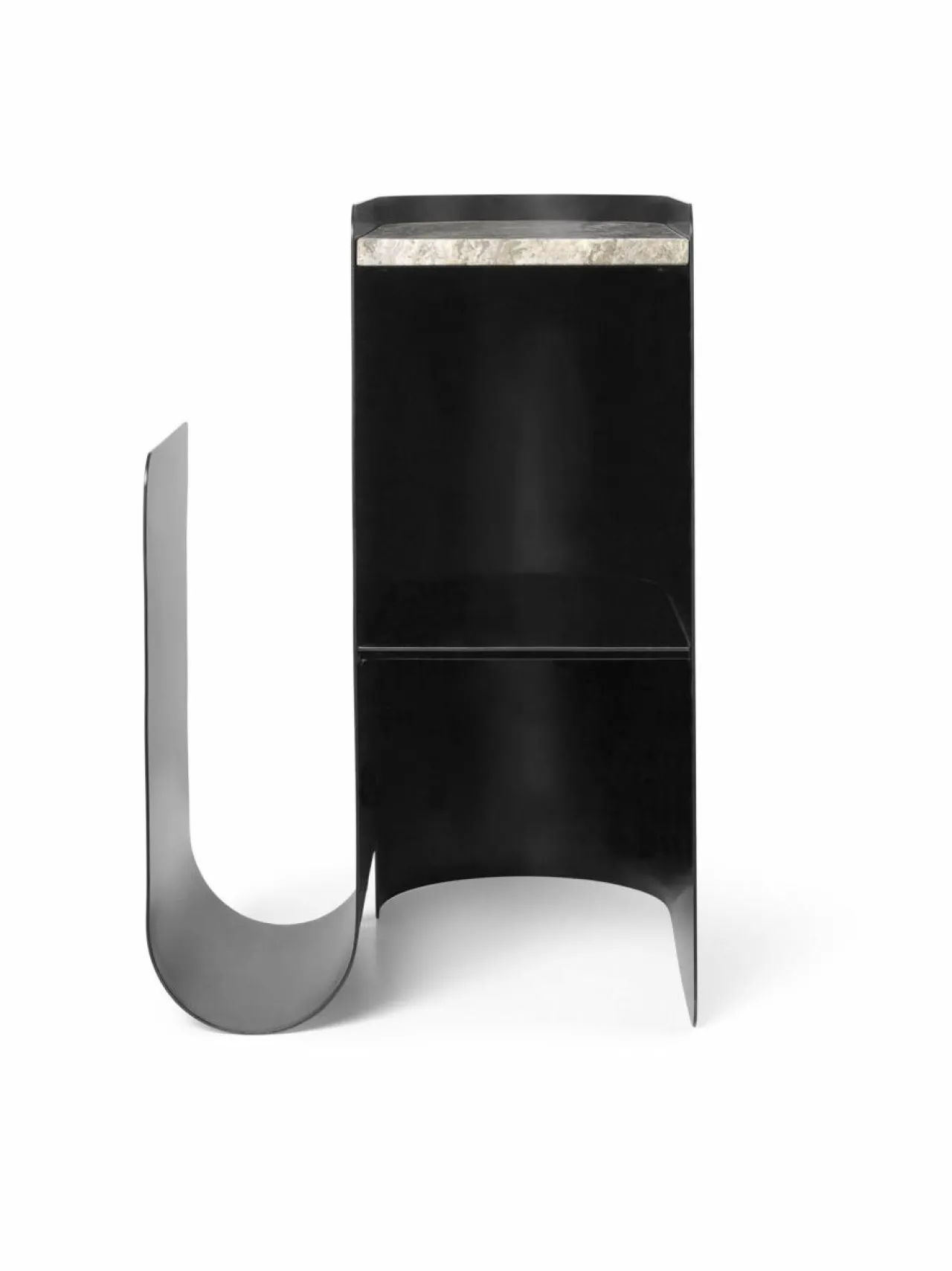 Pöydät<Ferm Living Vault-sivupöytä BLACK