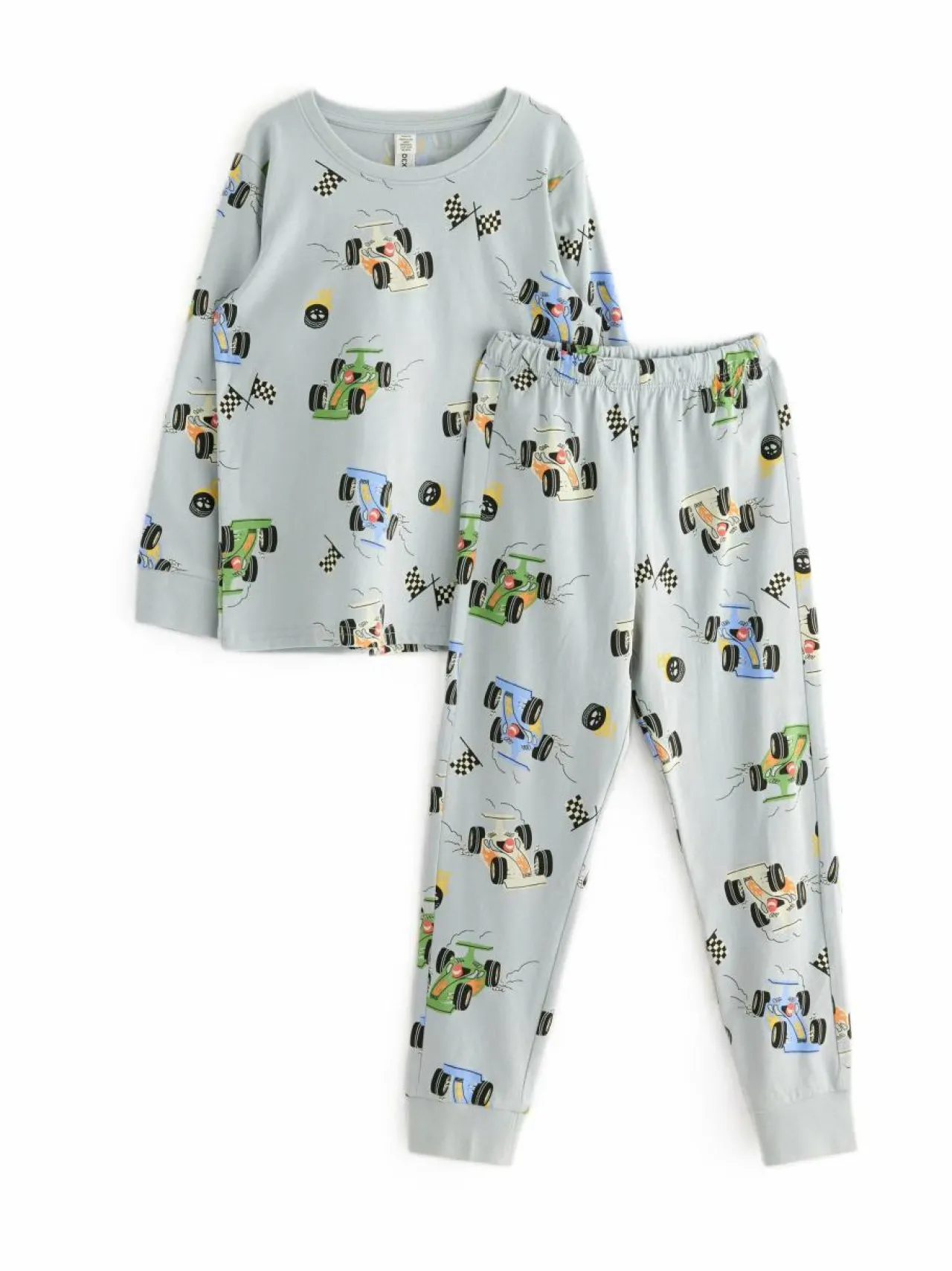 Yöasut & Kylpytakit<Lindex Vehicle- pyjama 2-osainen 8403 LIGHT DUSTY BLUE