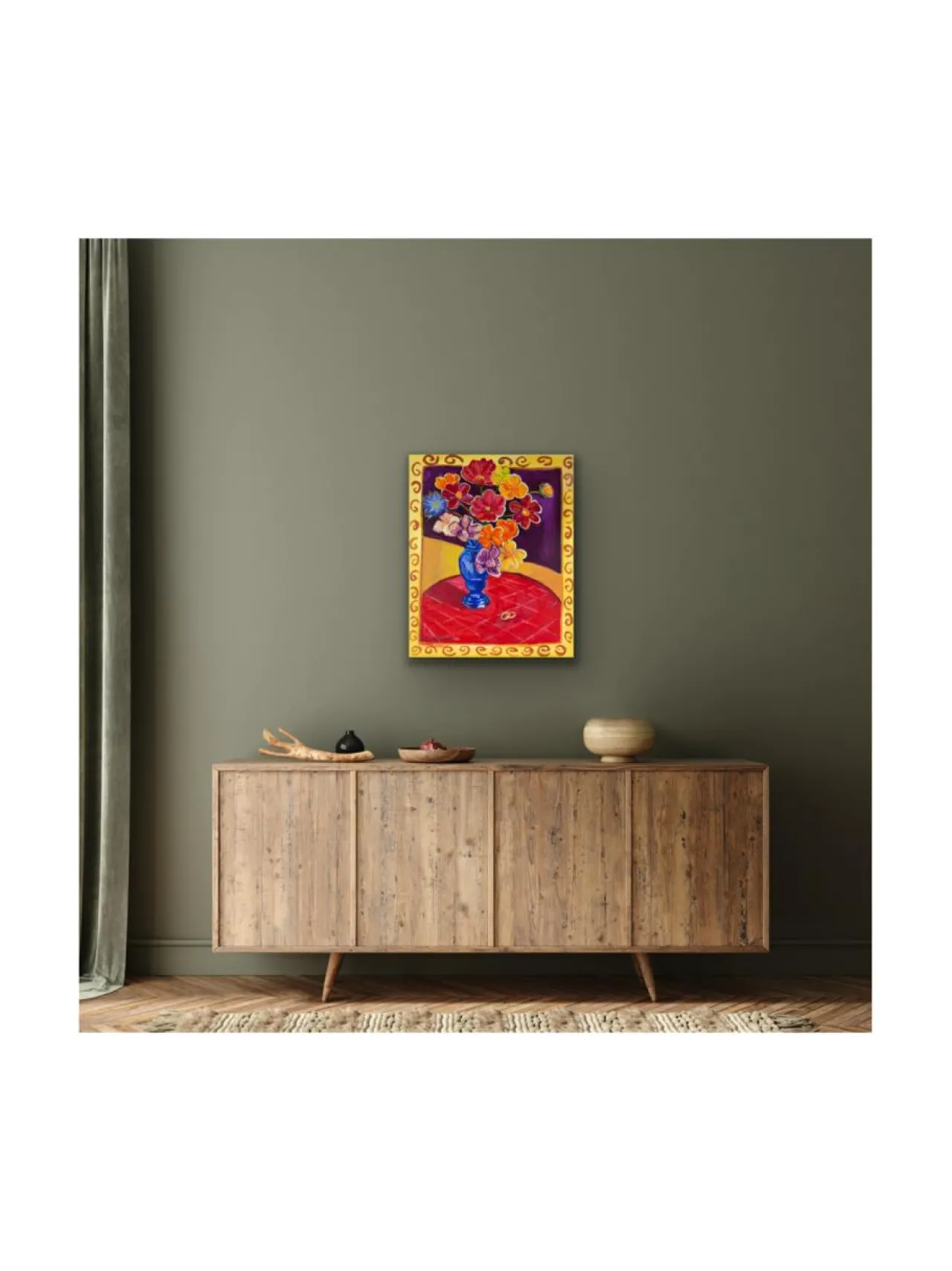 Taulut & Julisteet<Pia Rydman Art Venus vauhdissa, 55x46cm, akryylimaalaus, Pia Rydman