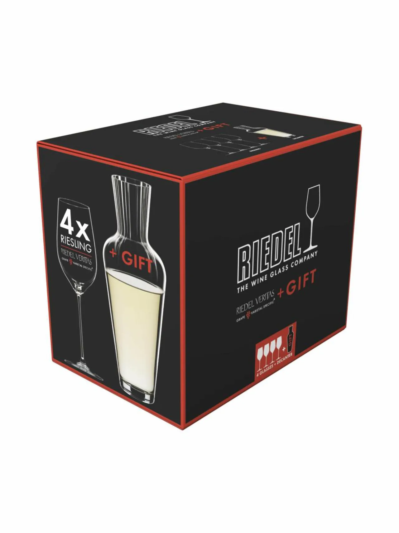 Riedel Veritas Riesling - valkoviinilasit ja karahvi^ Tarjoiluastiat