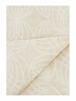 Keittiö- & Kattaustekstiilit<Villa Stockmann Vernier-pöytäliina 19 WHITE/NATURAL LINEN
