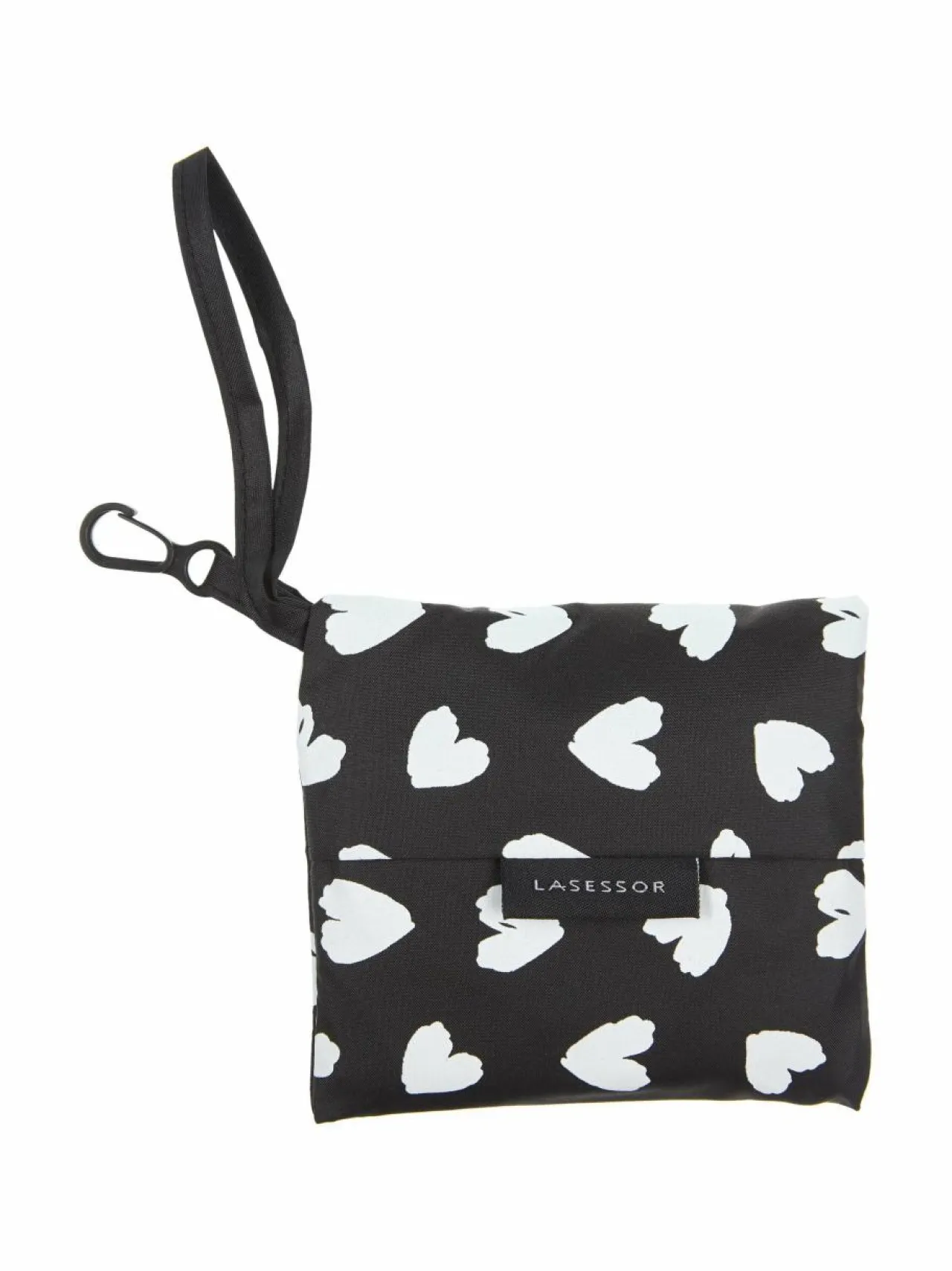 Shopperit<Lasessor Vettähylkivä tekstiilikassi 942 HEARTS B/W