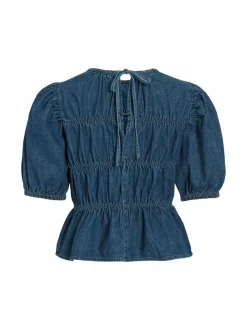Paidat & Puserot<Vila ViHeidi 2/4 -farkkupaita DARK BLUE DENIM