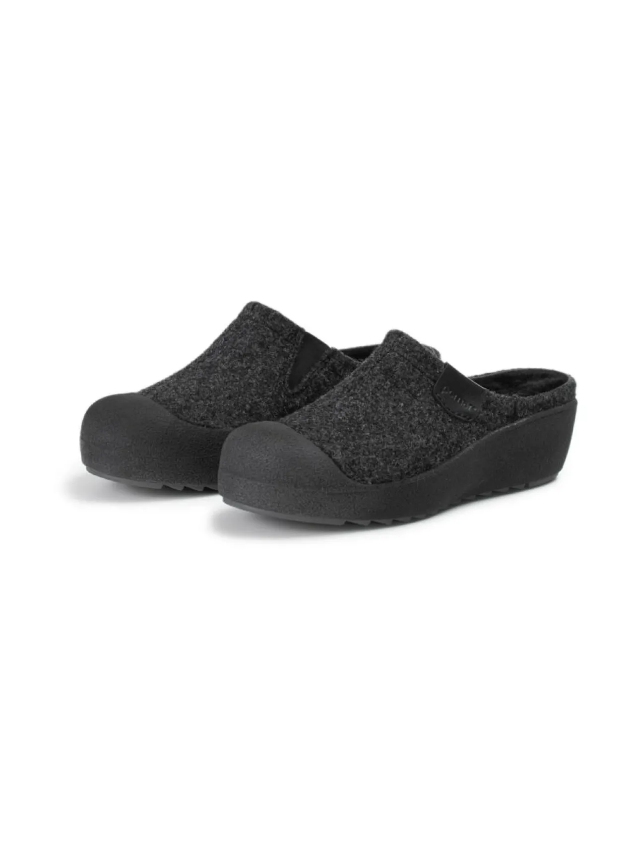 Kävelykengät & Loaferit<Pomar VIIRU Naisten huopatossut GRANIT FELT