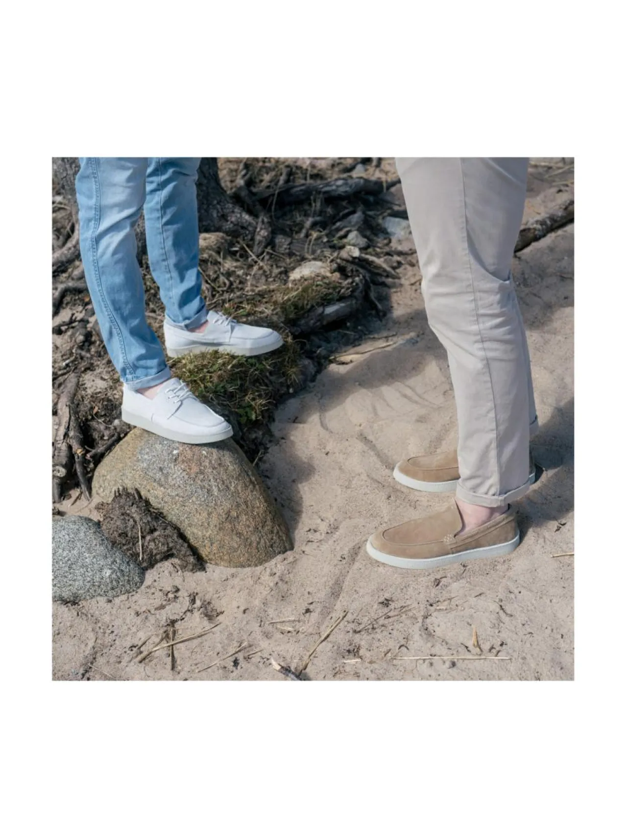 Kävelykengät & Loaferit<Pomar VIKLO Miesten loaferit SAND SUEDE