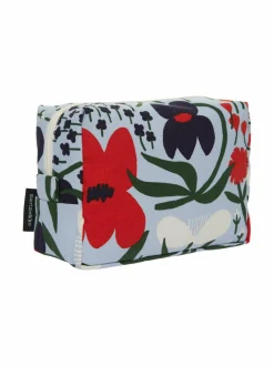 Kylpyhuonetarvikkeet<Marimekko Vilja Palsta -kosmetiikkalaukku 563 LIGHT BLUE, GREEN, RED
