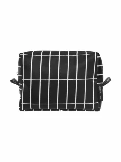 Kylpyhuonetarvikkeet<Marimekko Vilja Pieni Tiiliskivi -kosmetiikkalaukku 910 BLACK, WHITE