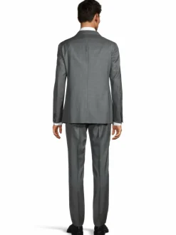 Puvut<Corneliani Villakangaspuku 014 GRAY MELANGE DARK BLACKBOARD