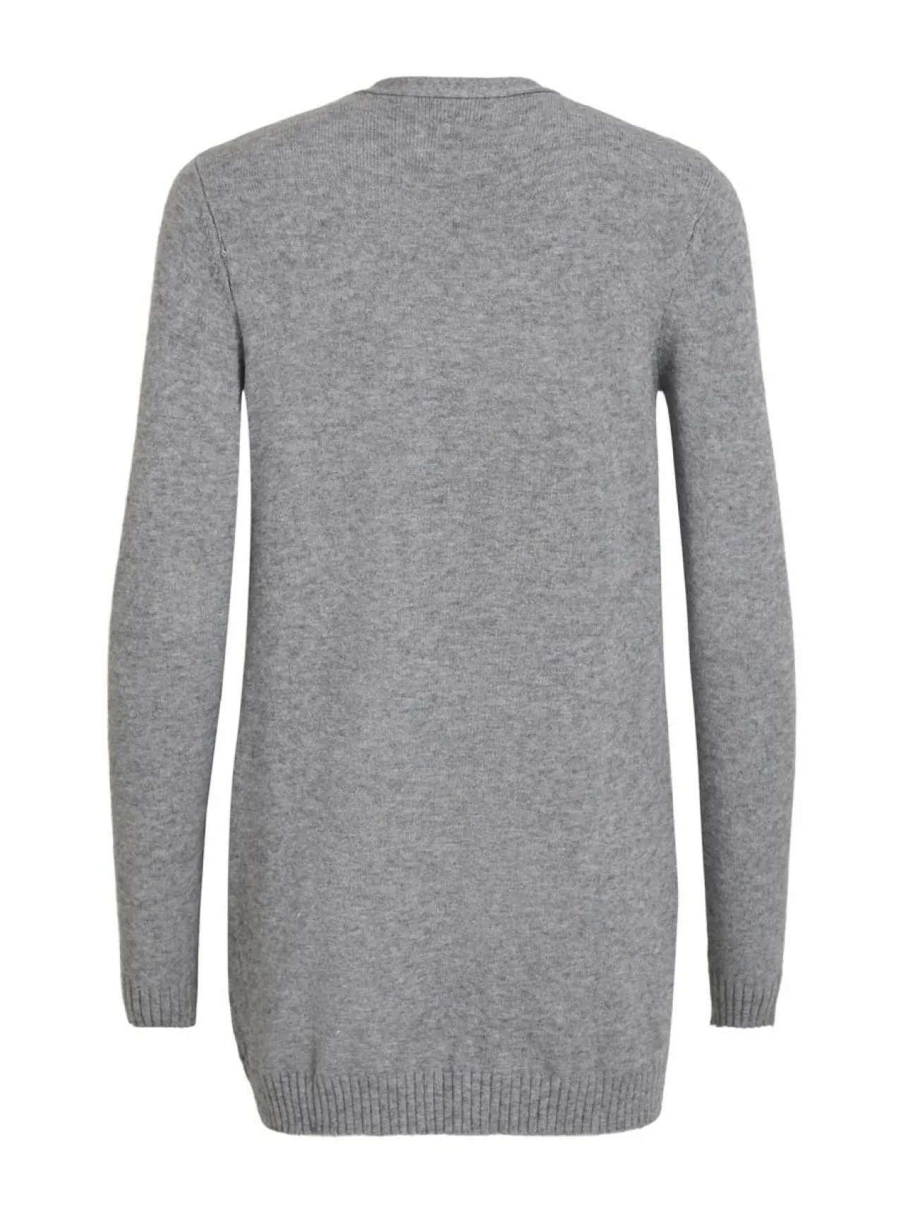 Neuleet<Vila Viril-avoin neuletakki MEDIUM GREY MELANGE