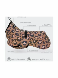 PAIKKA Visibility Raincoat Lite Leopard for Dogs^ Koiran Vaatteet