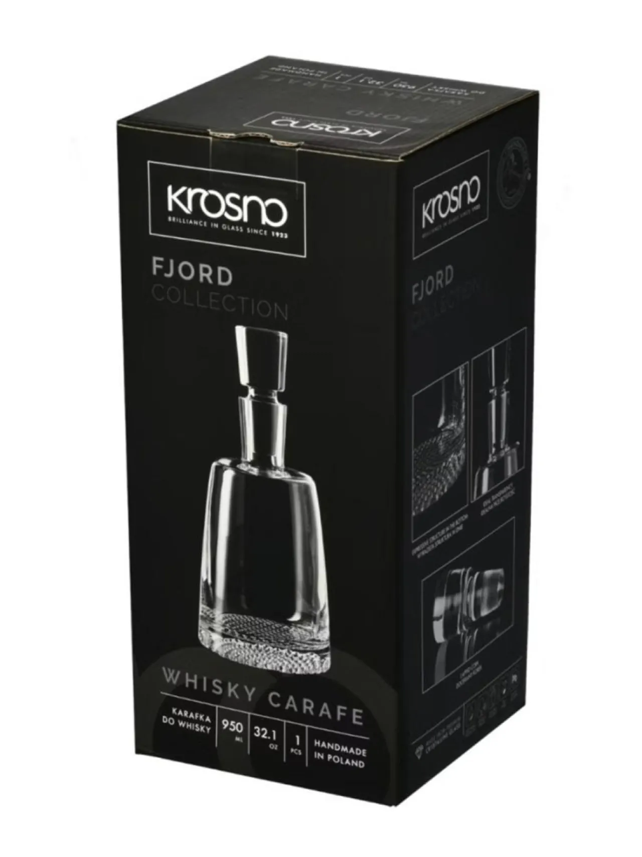 Krosno Viskikarahvi Fjord 950ml^ Lasit