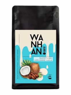 Kahvit & Teet<Wanhan Ajan Maustettukahvi Luomu Kookos-Vanilja 130g
