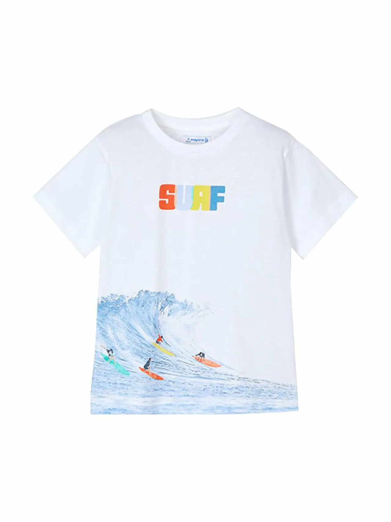 T-Paidat<Mayoral Wave T-paita WHITE 1