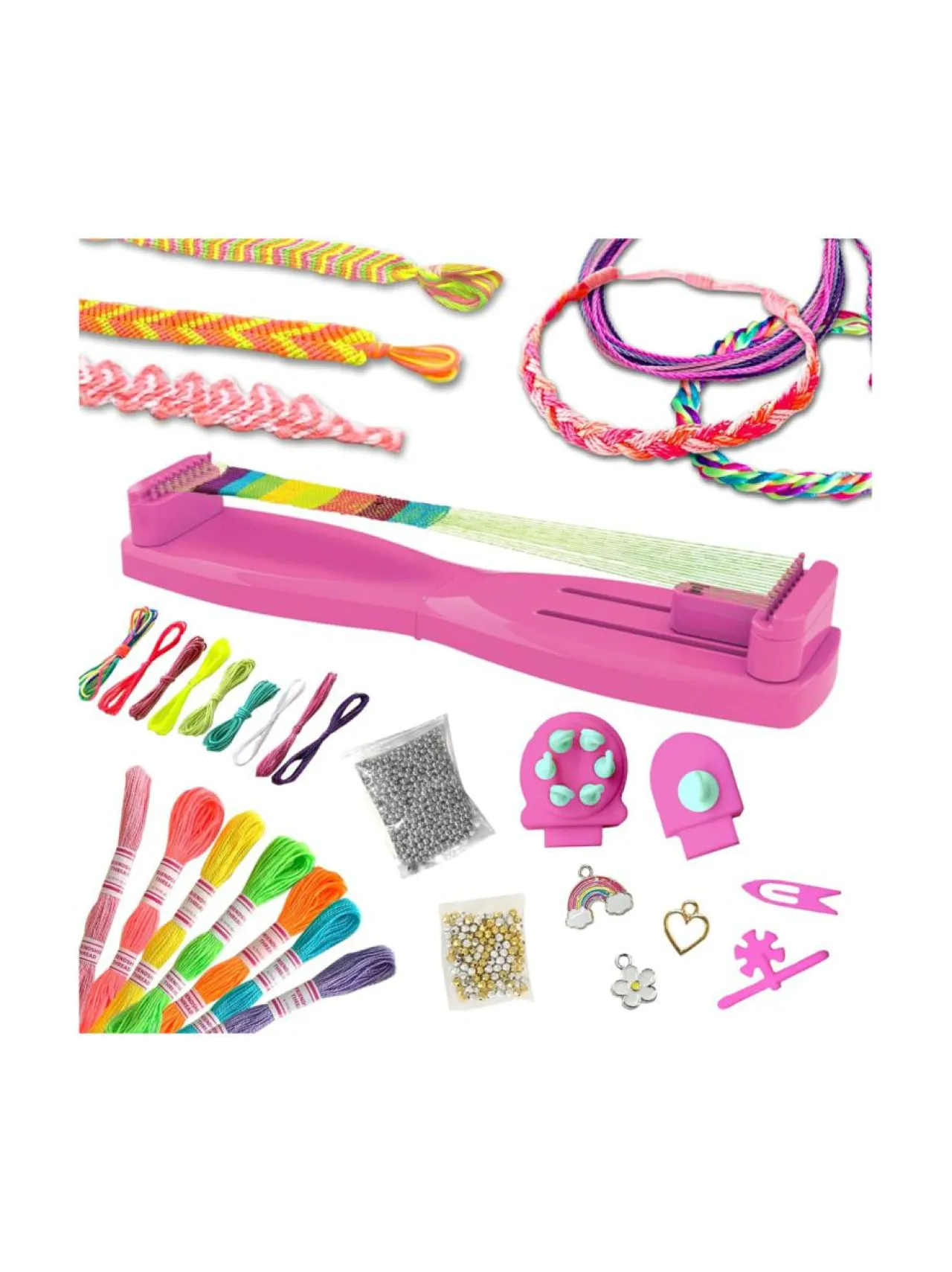 Luovuus & Oppiminen<WECOOL WCOOL Rannekorujen valmistussetti Pura Loom Deluxe