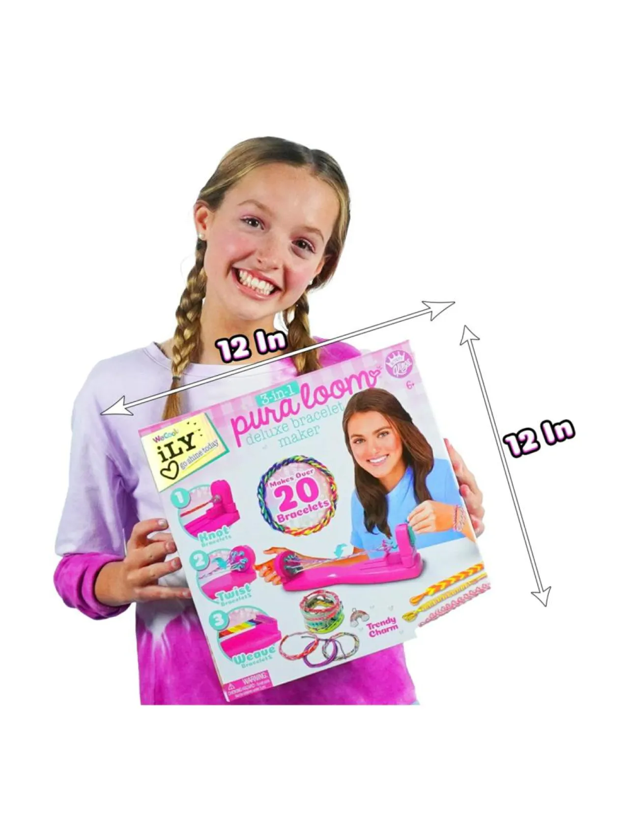 Luovuus & Oppiminen<WECOOL WCOOL Rannekorujen valmistussetti Pura Loom Deluxe