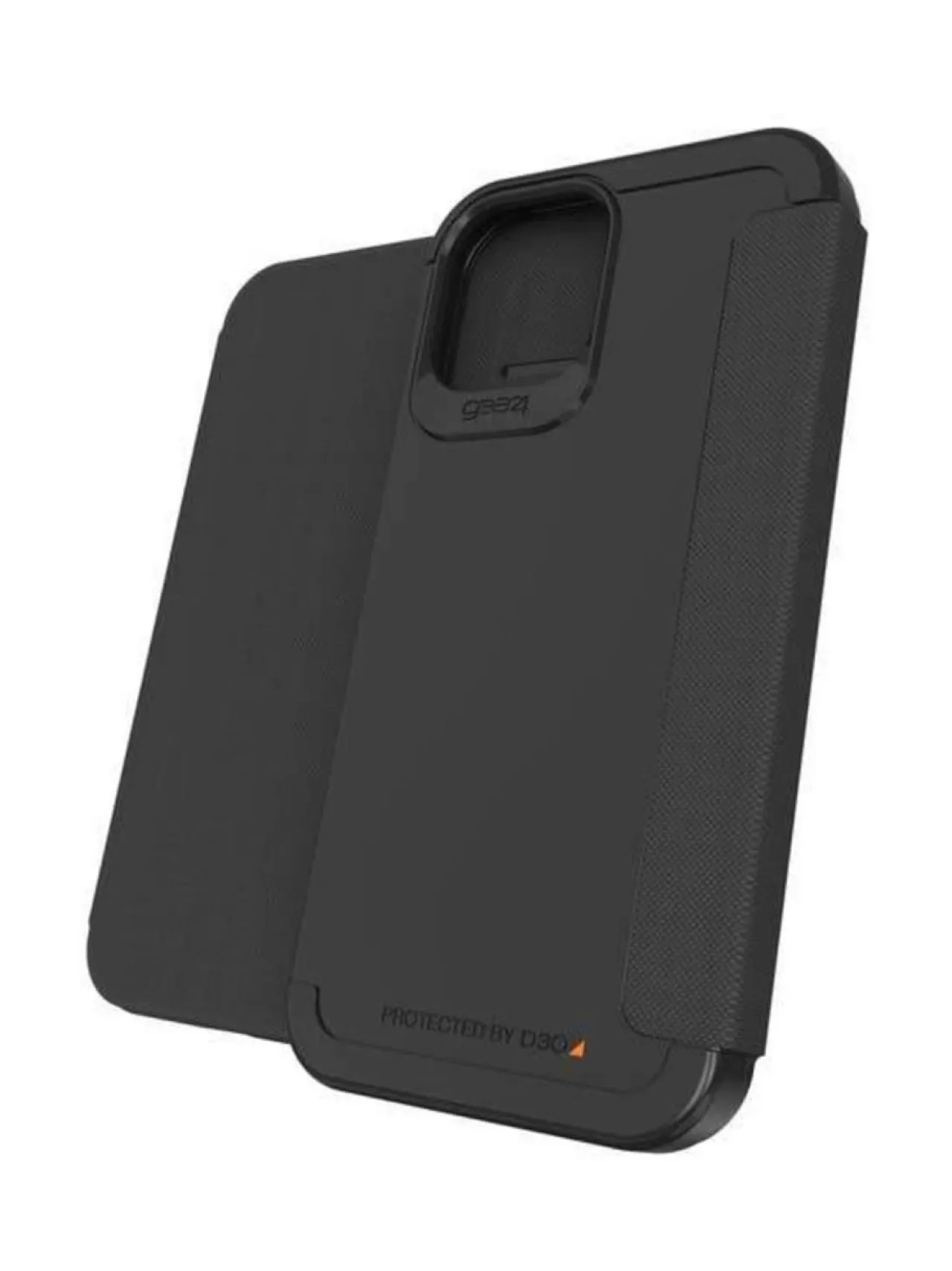 Puhelimen Suojakuoret & Tarvikkeet<GEAR4 Wembley Flip iPhone 12 Pro Max -suojakuori MUSTA