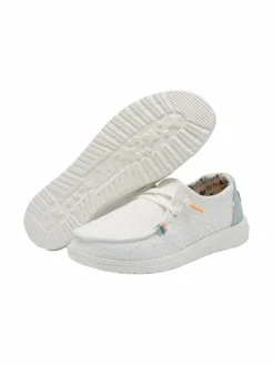 Urheilujalkineet|Tennarit & Sneakerit<HEYDUDE Wendy Boho -kävelykengät 1KF WHITE CROCHET