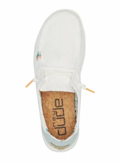 Urheilujalkineet|Tennarit & Sneakerit<HEYDUDE Wendy Boho -kävelykengät 1KF WHITE CROCHET