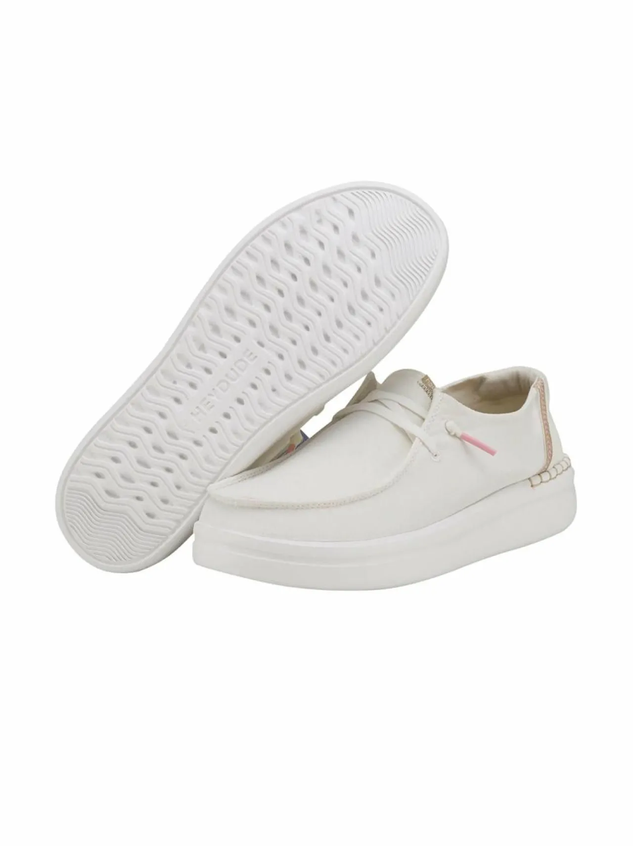 Urheilujalkineet|Tennarit & Sneakerit<HEYDUDE Wendy Rise -kävelykengät 1K8 SPARK WHITE