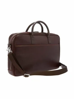 Laukut<Loake Westminster-nahkasalkku DKG DARK BROWN GRAIN