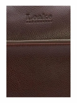 Laukut<Loake Westminster-nahkasalkku DKG DARK BROWN GRAIN