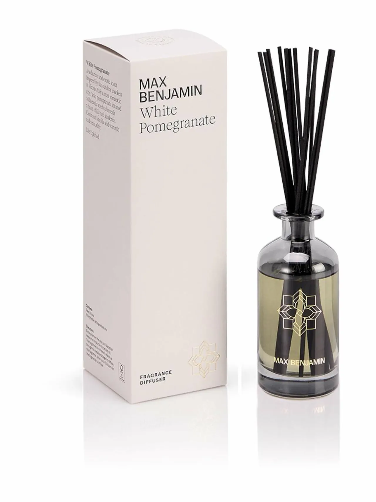 Max Benjamin White Pomegranate -huonetuoksu 150 ml^ Huonetuoksut & Tuoksukynttilät