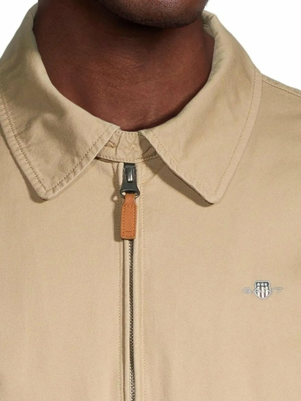 Takit<GANT Windcheater-takki 248 DARK KHAKI