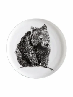 Lautaset & Kulhot<Maxwell&Williams Wombat-lautanen 20 cm BLACK/WHITE